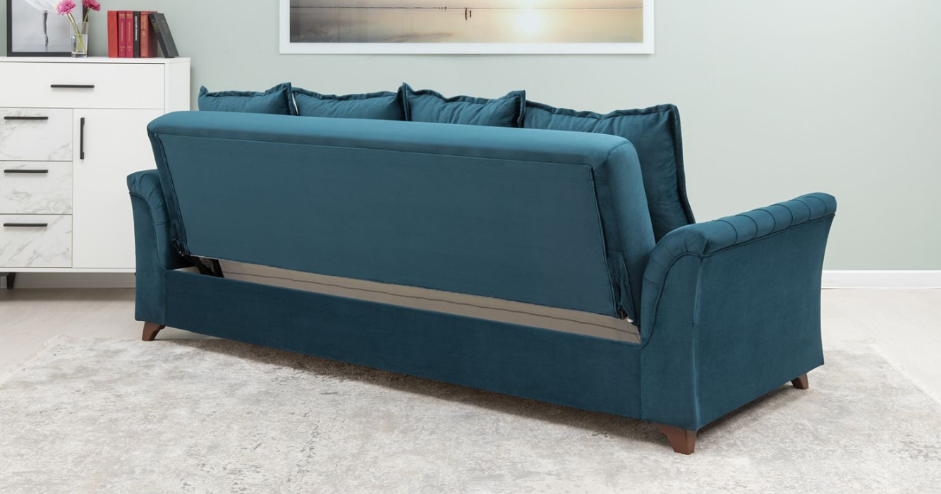 Диваны с ящиком для белья, Диван прямой Ирис