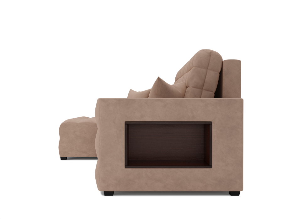 Диваны угловые в гостиную, Диван Мадрид Левый угол (Велюр)