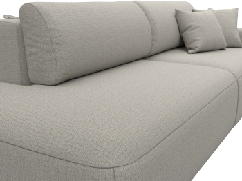 Диван прямой Лига-036 НПБ Модерн подлокотник справа, рогожка Амур