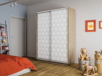 Шкаф-купе Экспресс 2-х дверный Фотопечать Калейдоскоп Стекла 120х45х220