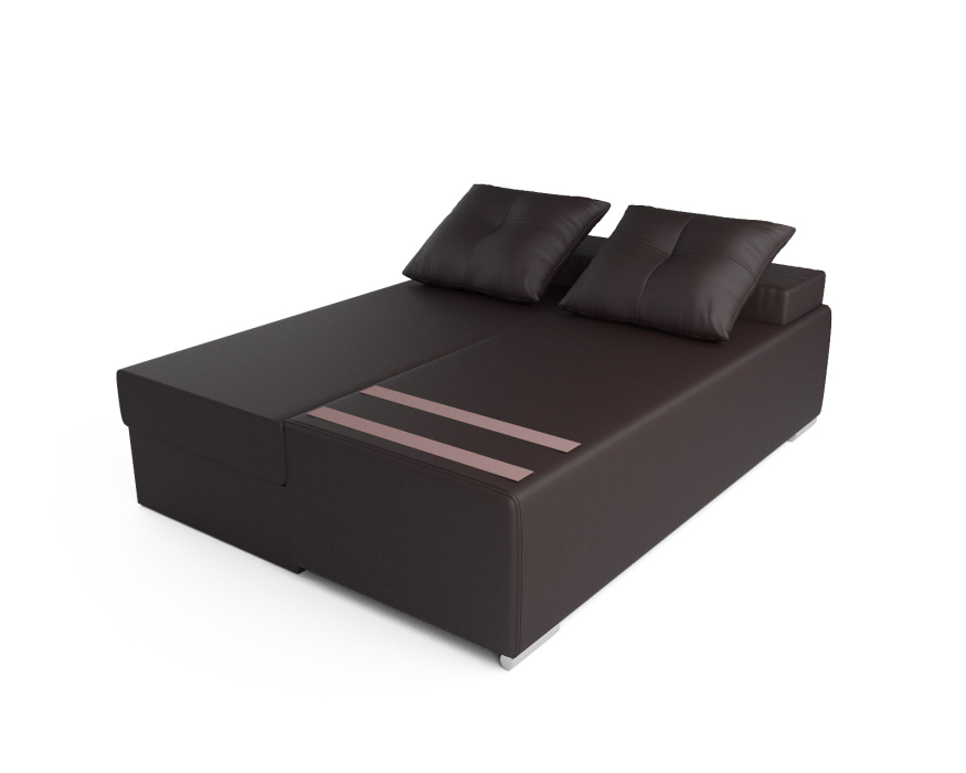 Диваны еврокнижки, Диван прямой еврокнижка Мадейра (Экокожа)