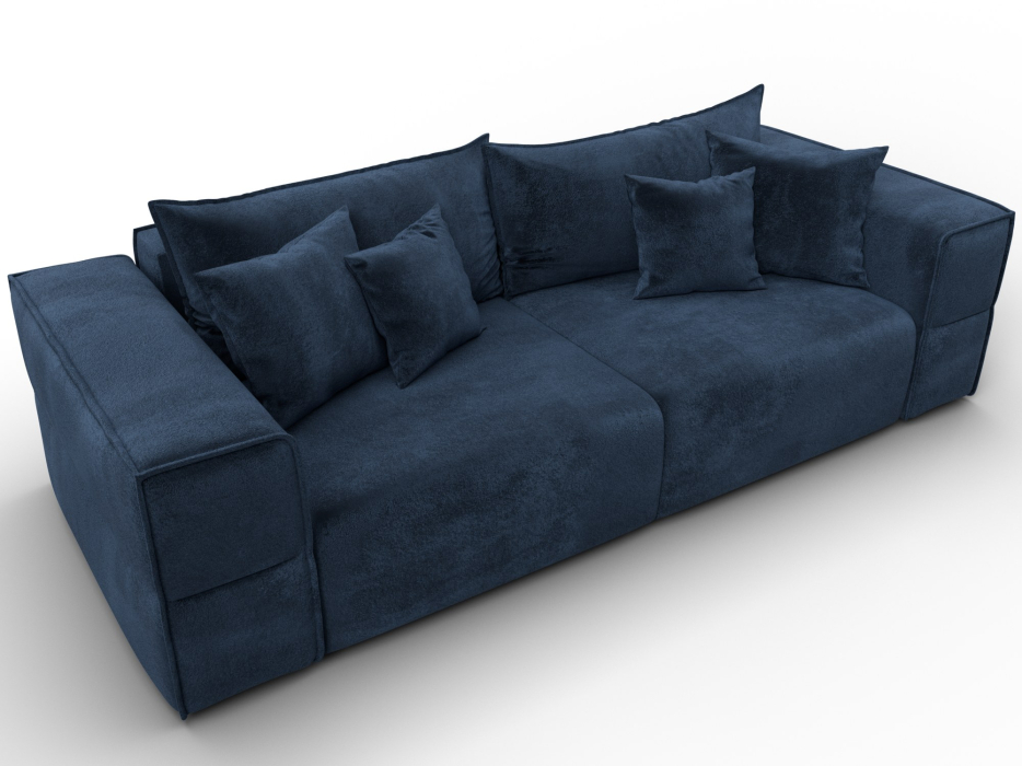 Диваны еврокнижки, Диван прямой Лига-058 НПБ, велюр TOWER