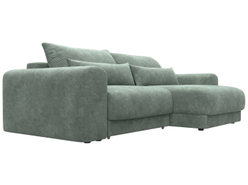 Диван угловой Лига-056 НПБ угол универсальный, велюр BRUT