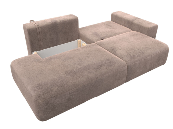 Диван прямой Лига-036 НПБ Модерн подлокотник справа, велюр TOWER