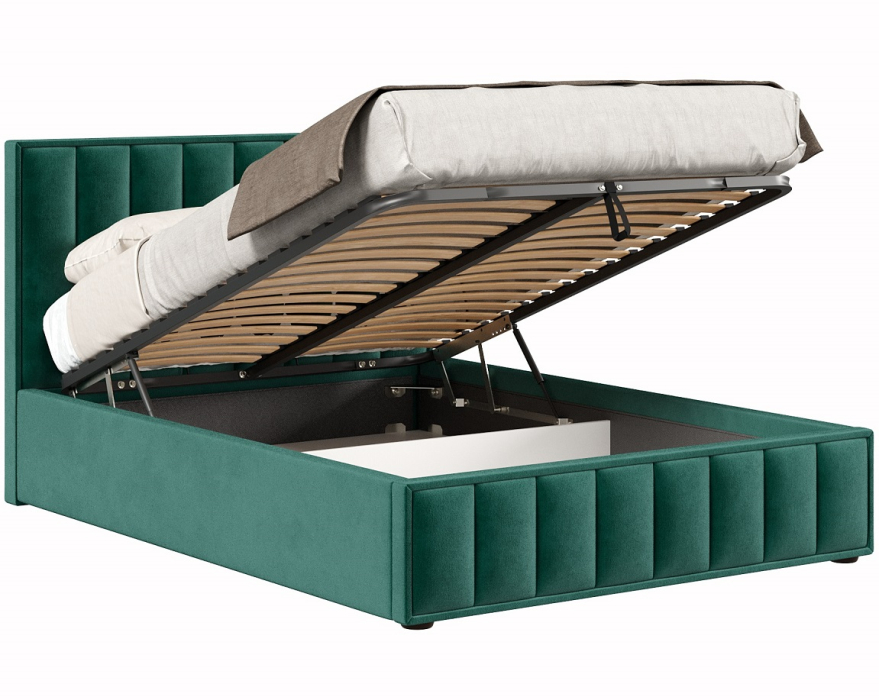 Мягкая кровать, Кровать с подъёмным механизмом 1600 Анкона