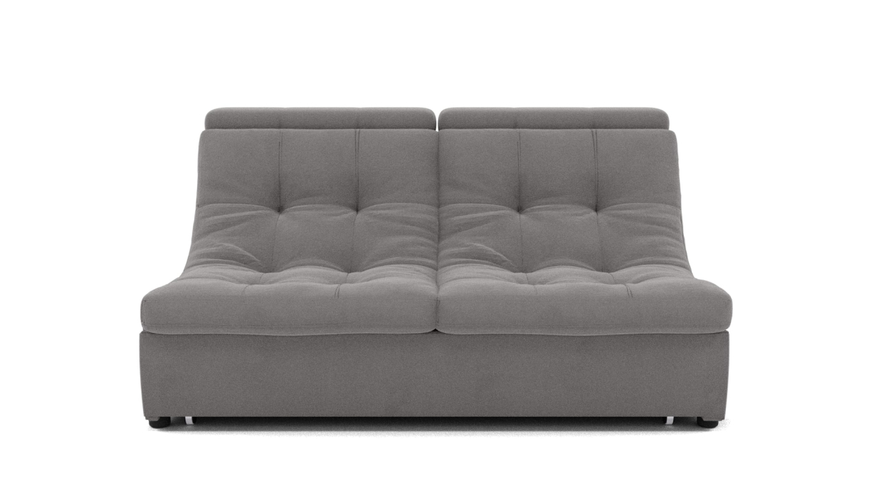 Диваны кровати со спальным местом, Прямой диван Монако-1 ППУ, велюр