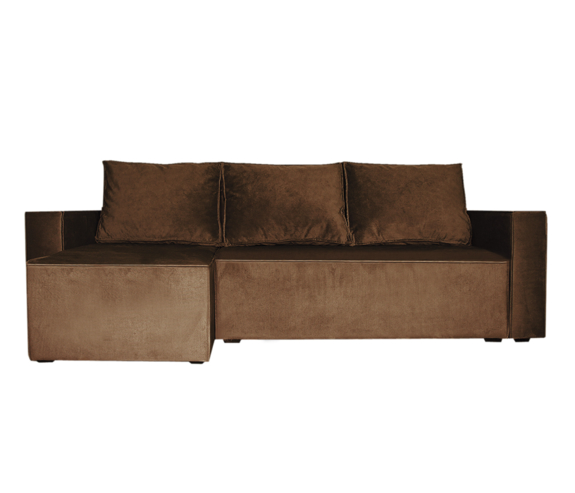 Диваны угловые в гостиную, Диван-кровать Лофт Люкс угловой  143, велюр