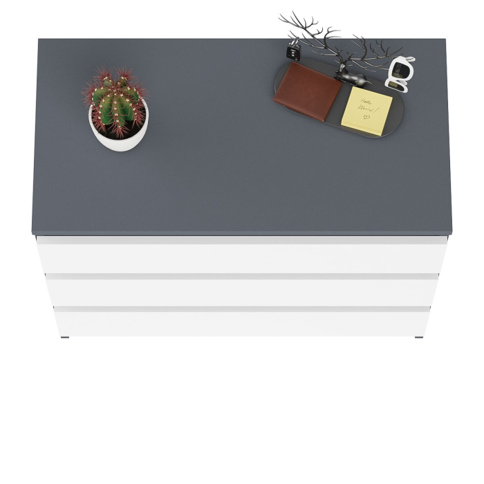 Комоды, Комод три ящика Мори МК800.1