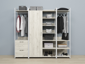 Гардеробная Urban Лофт 02 Белый