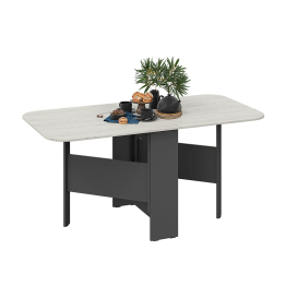 Стол-книжка Т-1, антрацит, дуб крафт белый