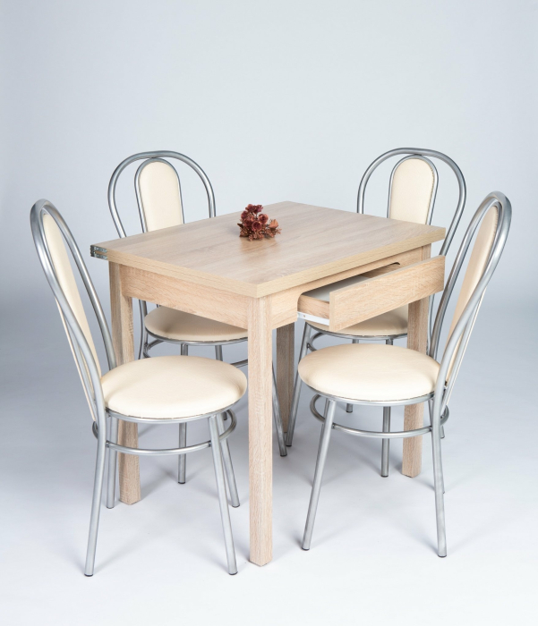 Обеденные группы, Обеденная группа С Ящиком/Венские хром