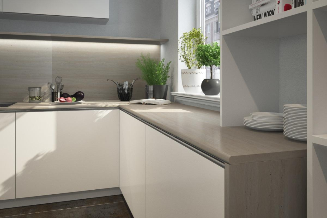 Столешницы, Столешница (3021 S) Травертин римский 26мм/3.05м