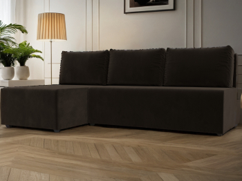 Угловой диван Поло левый угол, микровельвет