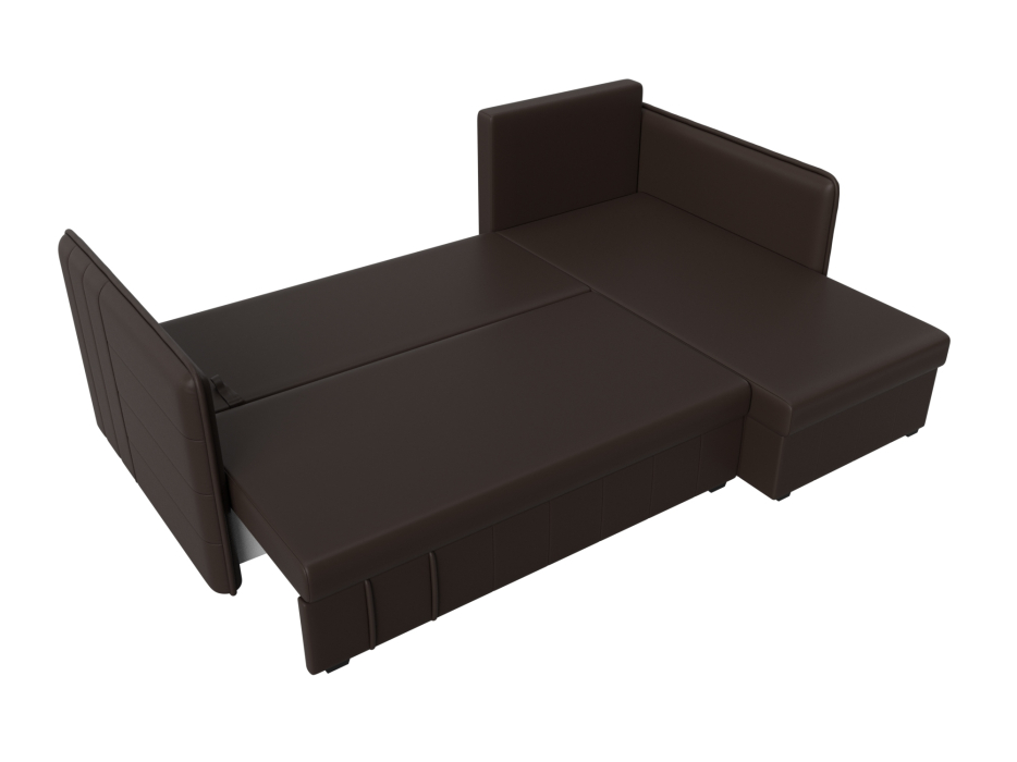 Диваны угловые в гостиную, Диван угловой Слим универсальный угол, экокожа