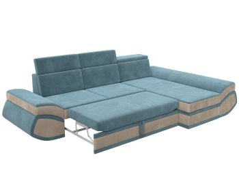 Диван угловой Лига-032 правый угол, велюр