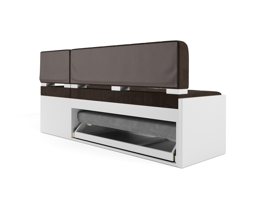 Кухонные уголки, Диван угловой кухонный Ганновер (Велюр) 205х82х130 см