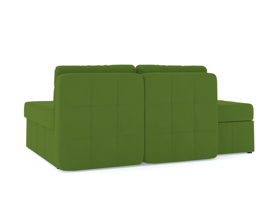 Диваны угловые в гостиную, Диван-кровать угловой Оливер Люкс еврокнижка-трансформер, велюр