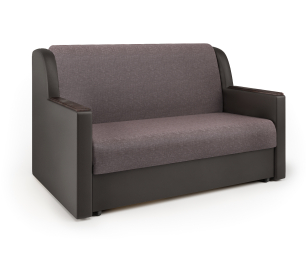 Диван-кровать Аккорд Д 160, рогожка/экокожа