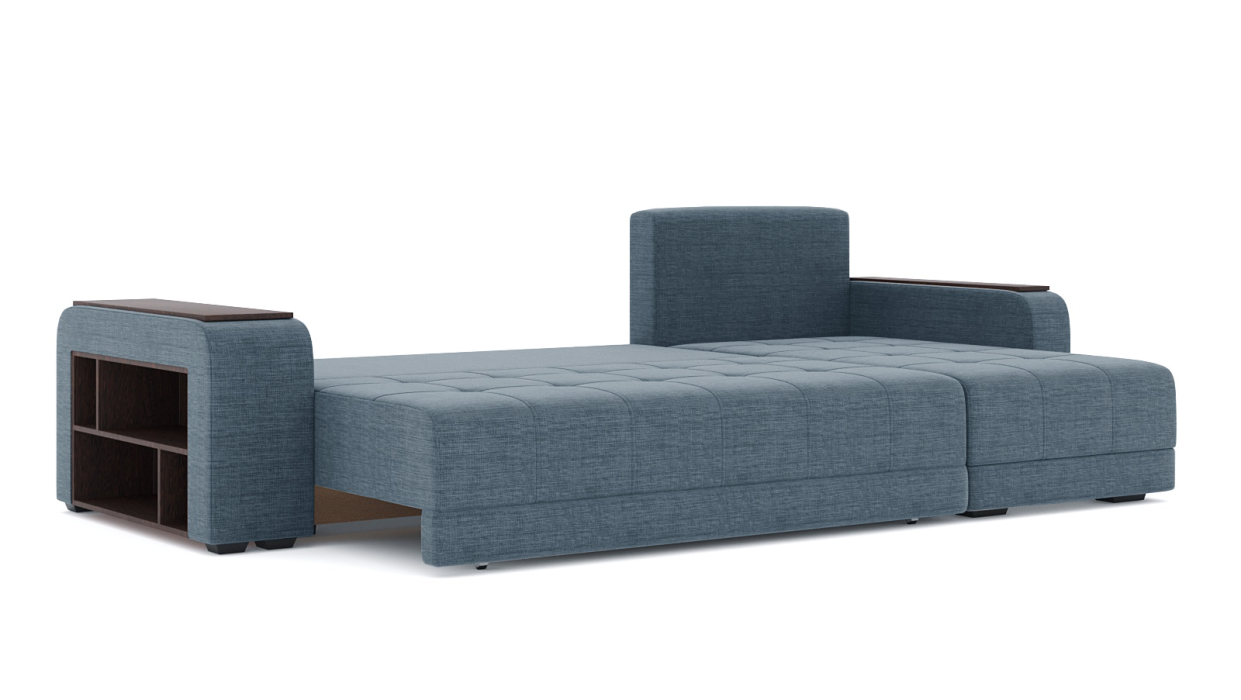 Диваны еврокнижки, Диван-кровать угловой Милан ПБ еврокнижка, рогожка