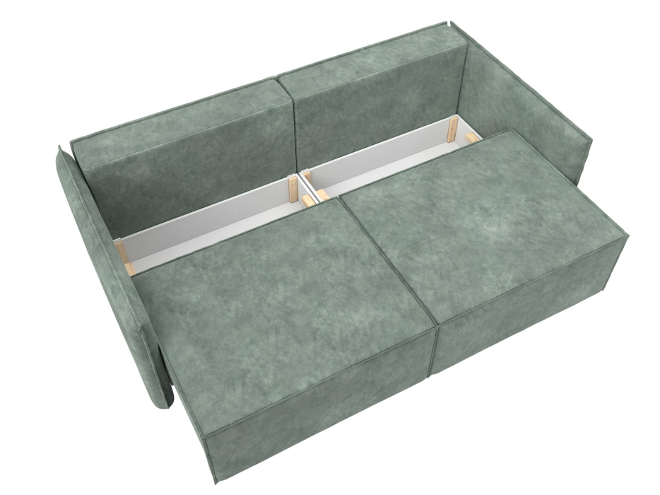 Диваны с ящиком для белья, Диван прямой Либерти, велюр BRUT