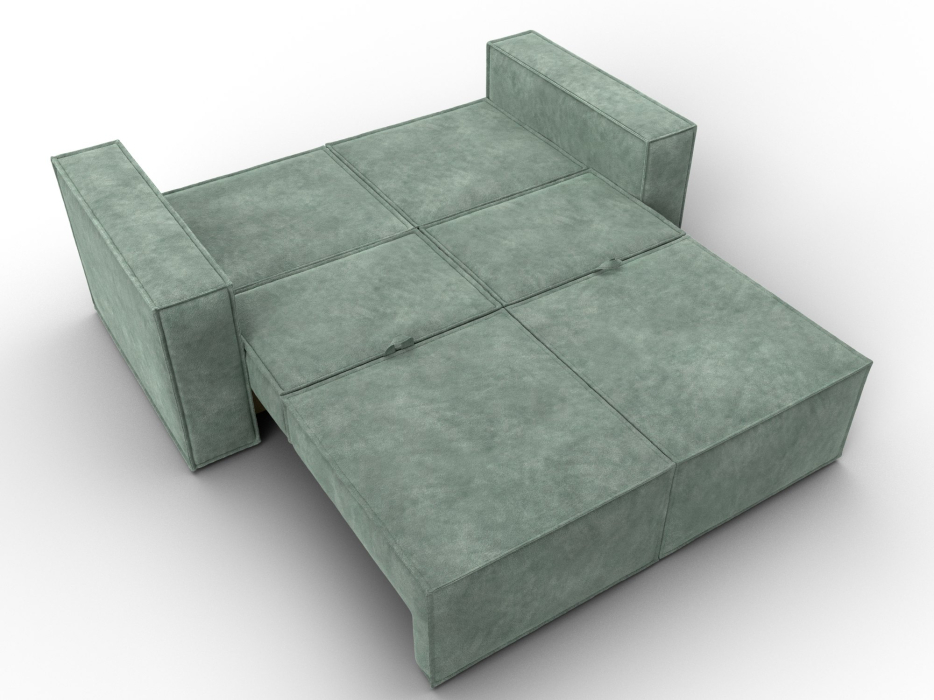 Диваны кровати со спальным местом, Диван прямой Куба мини, велюр BRUT