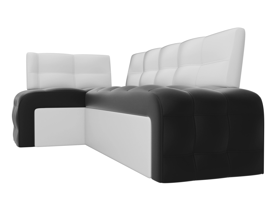 Диваны угловые кухонные, Кухонный угловой диван Люксор левый угол, экокожа