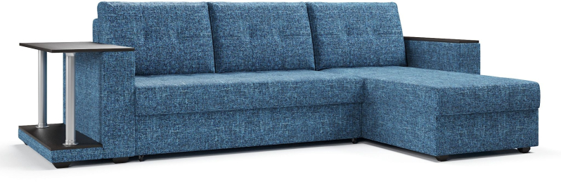 Диван-кровать угловой со столом Атланта Классик 145 , рогожка