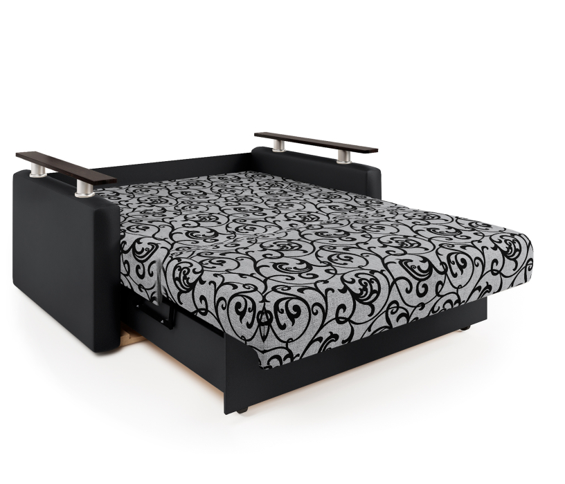 Диваны с ящиком для белья, Диван-кровать Шарм 100, экокожа/шенилл