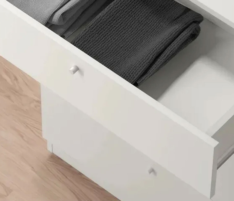 Комоды, Комод 70х40х94 см, Теви 4 ящика