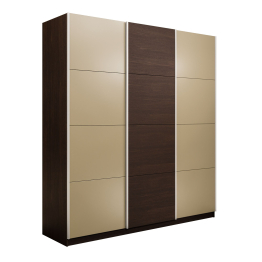 Шкаф-купе Прайм 3-х дверный Стекла фисташка/ДСП/Доводчики 180х57х230