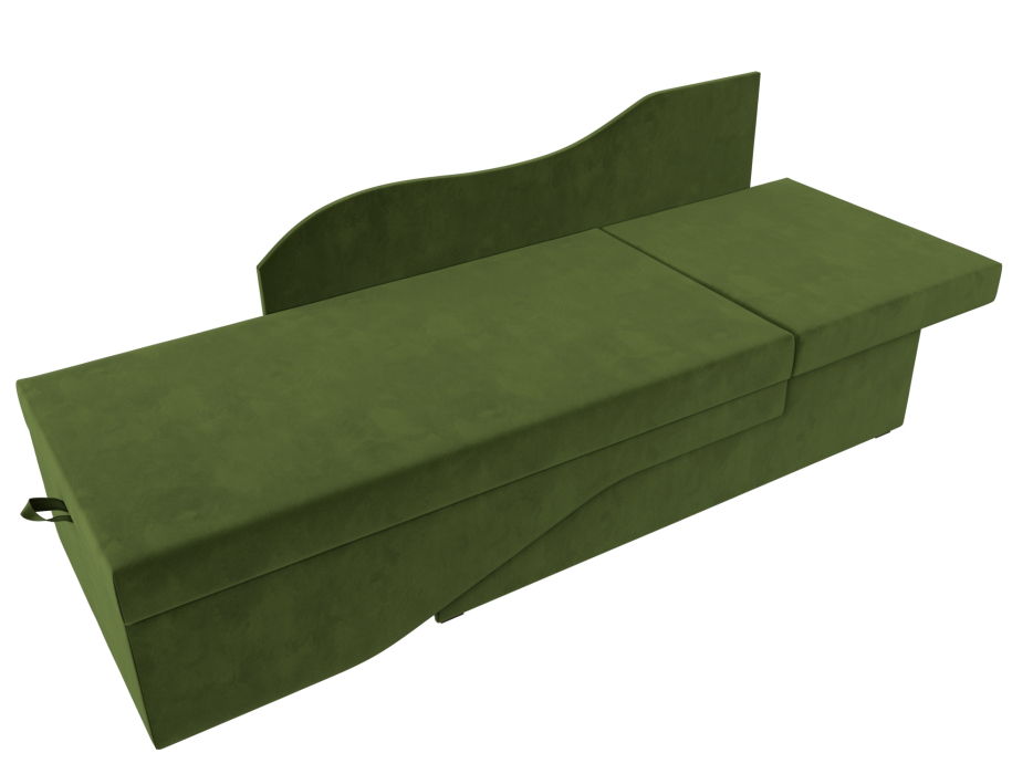 Кушетка диван, Кушетка Гармония правая, микровельвет