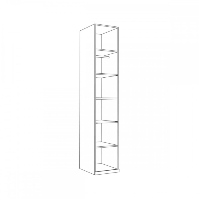 Шкафы одностворчатые, Валенсия 13.207 Шкаф-пенал