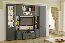 Стенки для гостиной, Модульная гостиная Карина композиция 2