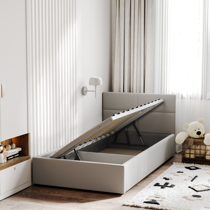 Кровати с мягким изголовьем, Кровать полутороспальная Меркурий-5 120*200