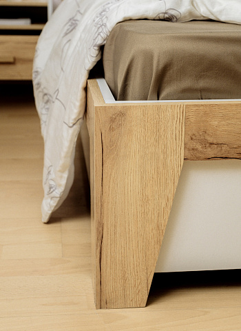 Спальные гарнитуры, Спальня Айрис. Комплект 1, дуб золотистый