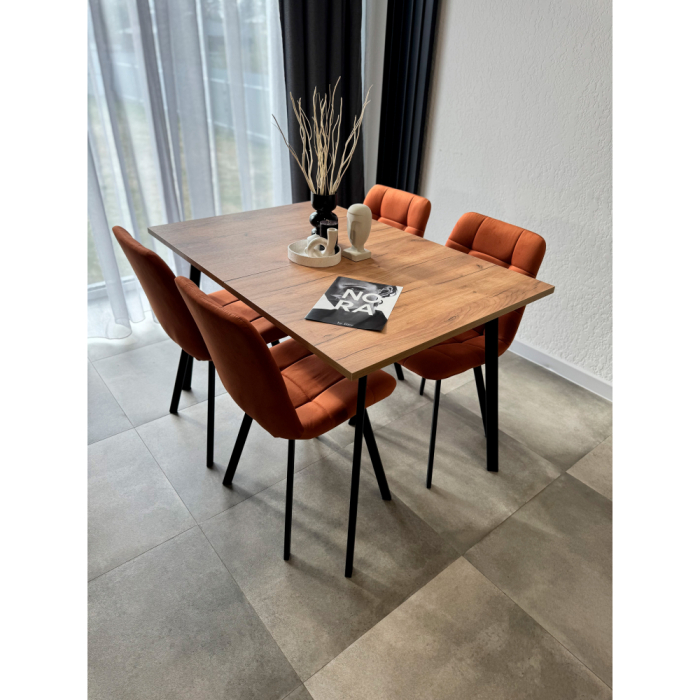 Обеденные столы, Деревянный стол Кортни 117 (157) x 77