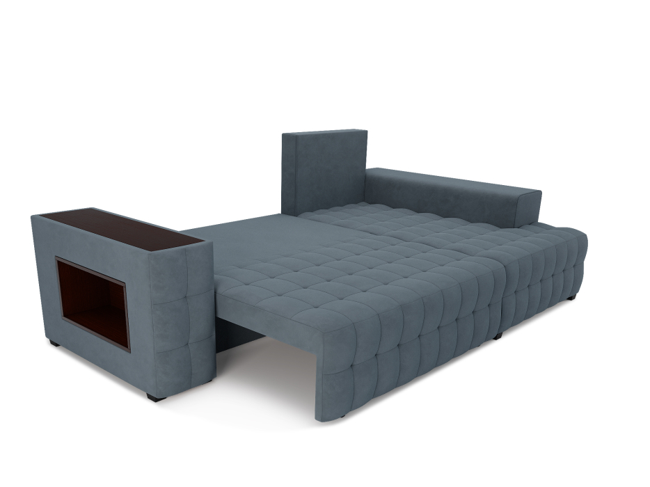 Диваны угловые в гостиную, Диван Мадрид Правый угол (Велюр)