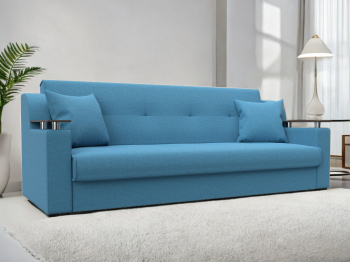 Прямой диван книжка Сенатор, рогожка Амур