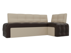 Диваны угловые кухонные, Кухонный угловой диван Люксор правый угол, экокожа