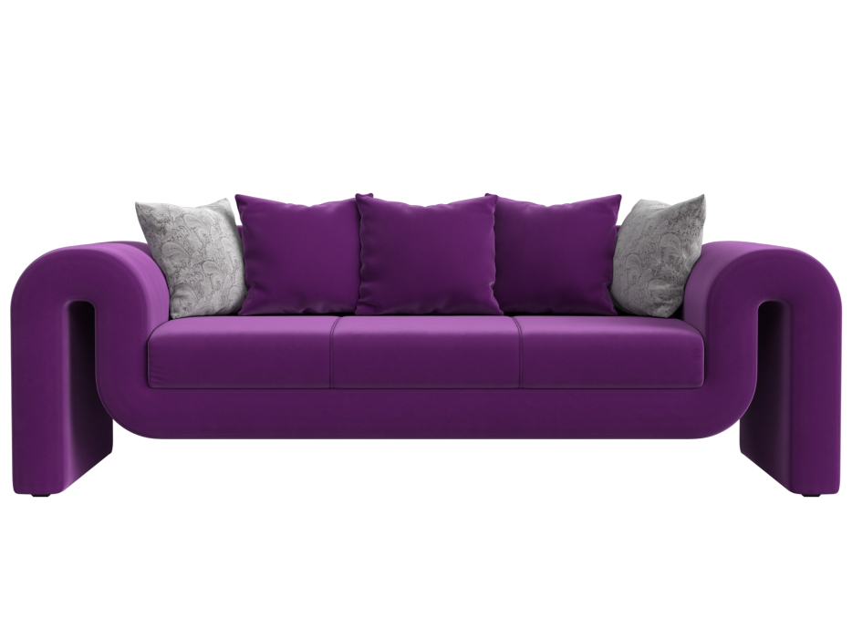 Диваны прямые кухонные, Диван прямой Волна, микровельвет