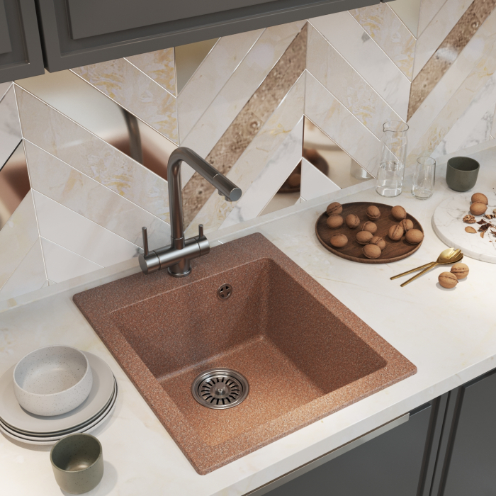 Кухонные мойки, Мойка ML-GM14, 420*500*190мм NEW