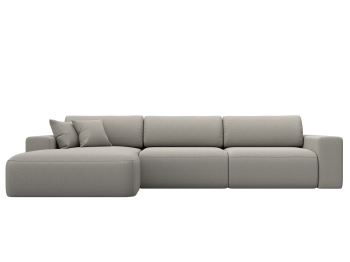 Диван угловой Лига-036 НПБ Классик Лонг левый угол, рогожка Амур