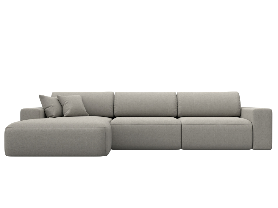 Диваны угловые в гостиную, Диван угловой Лига-036 НПБ Классик Лонг левый угол, рогожка Амур