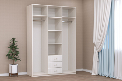 Шкаф 3х створчатый КЭТ-6