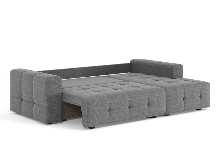 Диваны угловые в гостиную, Диван-кровать угловой Прадо, еврокнижка, рогожка