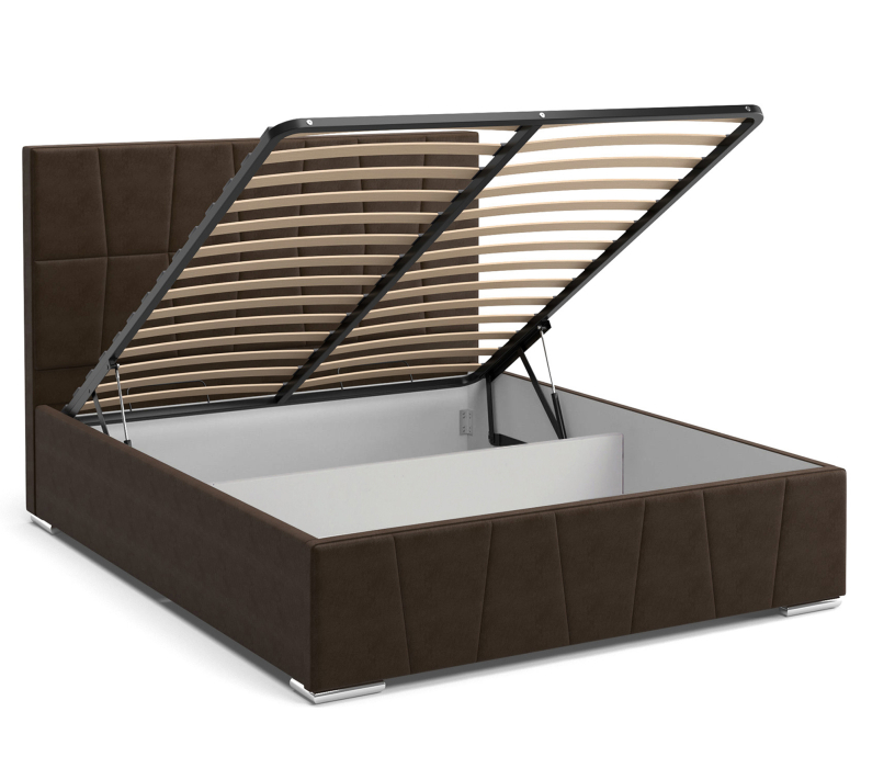 Мягкая кровать, Кровать Пассаж 1,8, велюр