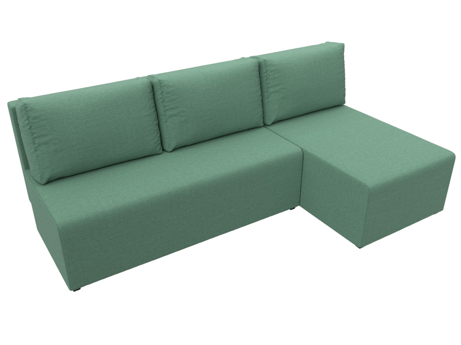 Диваны угловые в гостиную, Диван угловой Поло правый угол, рогожка Амур