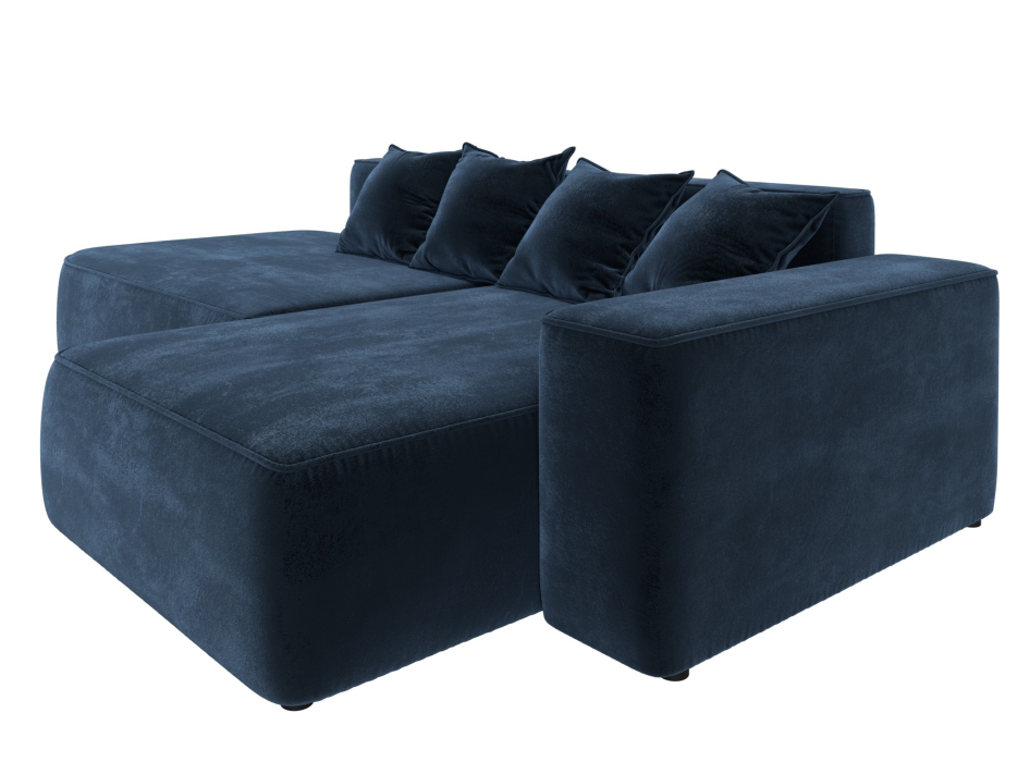 Диваны угловые в гостиную, Диван угловой Лига-065 угол правый, велюр TOWER