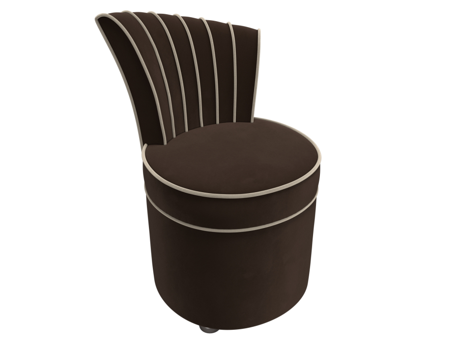 Пуфы дизайнерские, Пуф Ирис микровельвет