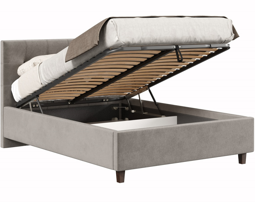 Мягкая кровать, Кровать с подъёмным механизмом 1800 Турин